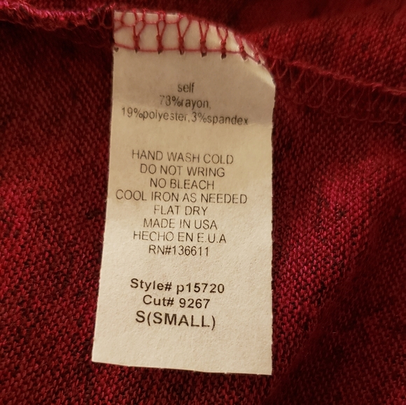 Burgundy Cardigan - Picture 5 of 6